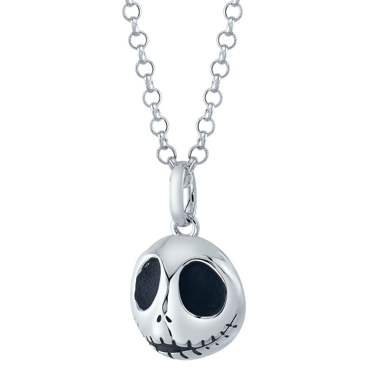 Disney The Nightmare Before Christmas Womens Jack And Sally Pendant Necklace  With Charms : Target